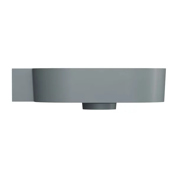 Lavoar suspendat Omnires Ovo M+ finisaj gri cenusa mat 55.5 cm stanga [4]