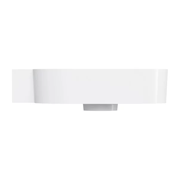 Lavoar suspendat Omnires Ovo M+ finisaj alb lucios 55.5 cm stanga [4]