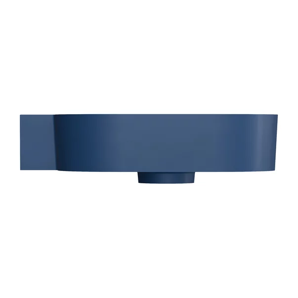 Lavoar suspendat Omnires Ovo M+ finisaj albastru inchis mat 55.5 cm stanga [4]