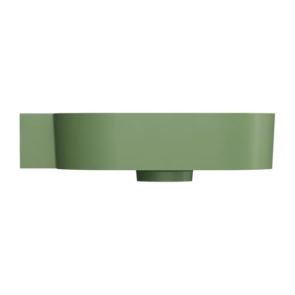 Lavoar suspendat Omnires Ovo M+ finisaj verde mat 55.5 cm stanga [4]