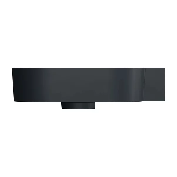 Lavoar suspendat Omnires Ovo M+ finisaj negru lava mat 55.5 cm dreapta [4]