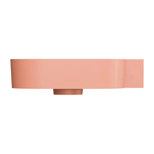 Lavoar suspendat Omnires Ovo M+ finisaj coral mat 55.5 cm dreapta [3]