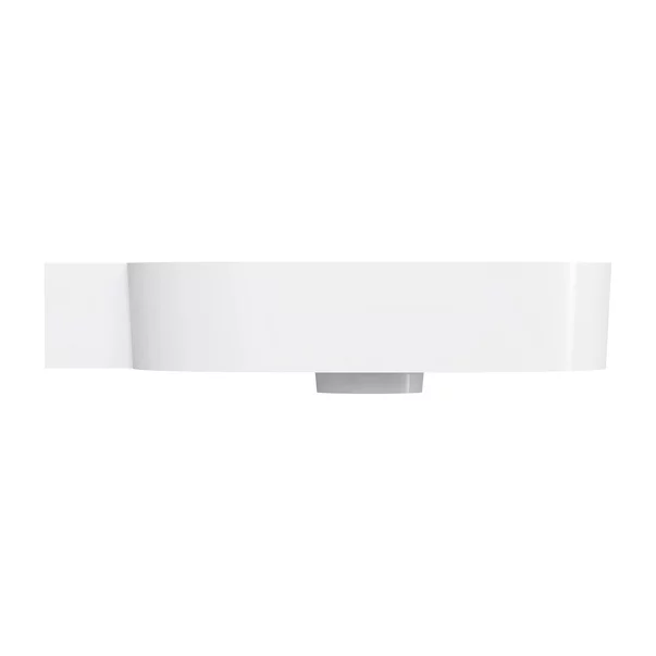 Lavoar suspendat Omnires Ovo M+ finisaj alb lucios 64.5 cm stanga [4]