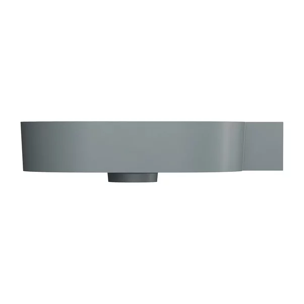 Lavoar suspendat Omnires Ovo M+ finisaj gri cenusa mat 64.5 cm dreapta [3]