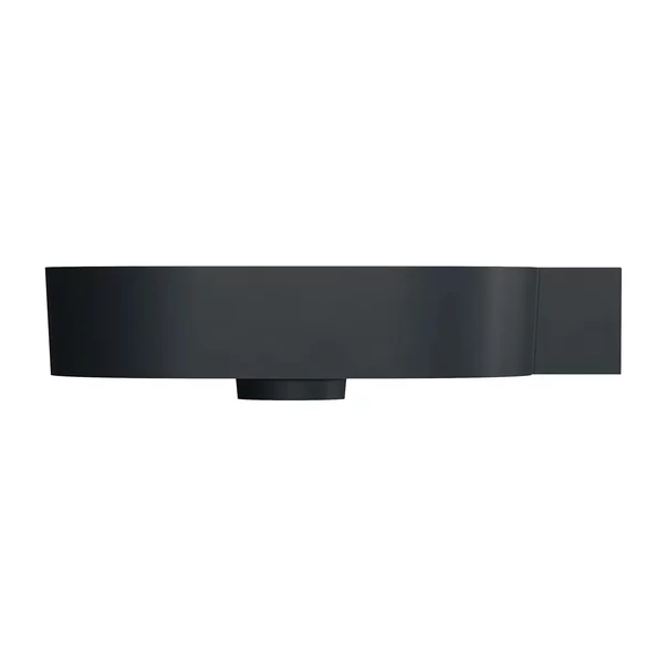 Lavoar suspendat Omnires Ovo M+ finisaj negru lava mat 64.5 cm dreapta [4]