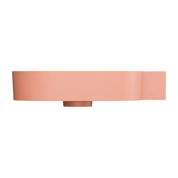 Lavoar suspendat Omnires Ovo M+ finisaj coral mat 64.5 cm dreapta [1]