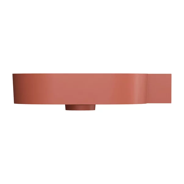 Lavoar suspendat Omnires Ovo M+ finisaj portocaliu mat 64.5 cm dreapta [4]