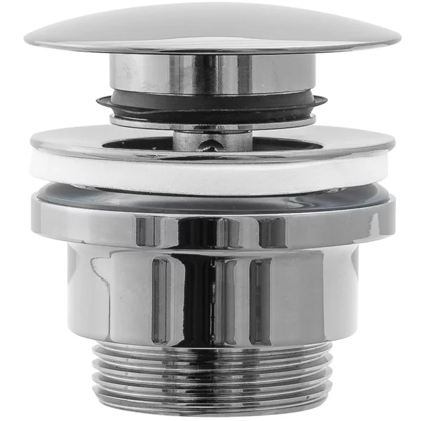 Pachet lavoar pe blat Omnires Ovo M+ alb 55 cm, baterie lavoar Hansgrohe Vernis Blend crom si ventil lavoar Click-Clack crom [3]