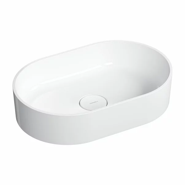Lavoar pe blat Omnires Ovo M+ alb 55 cm [2]