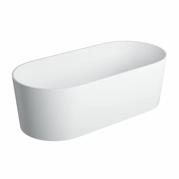 Cada freestanding Omnires Ovo M+ alb mat 160x75 cm [2]