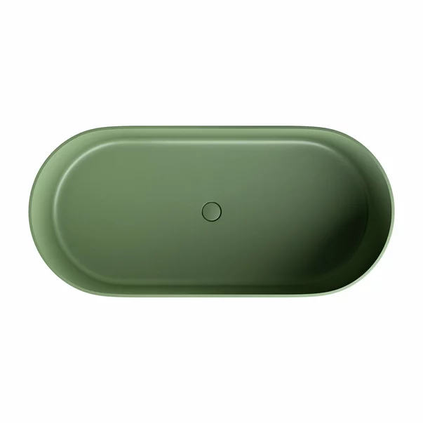 Cada freestanding Omnires Ovo M+ olive 160x75 cm [2]