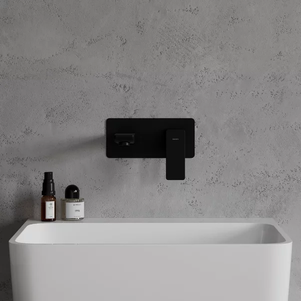 Baterie lavoar incastrata Omnires Parma negru mat [2]