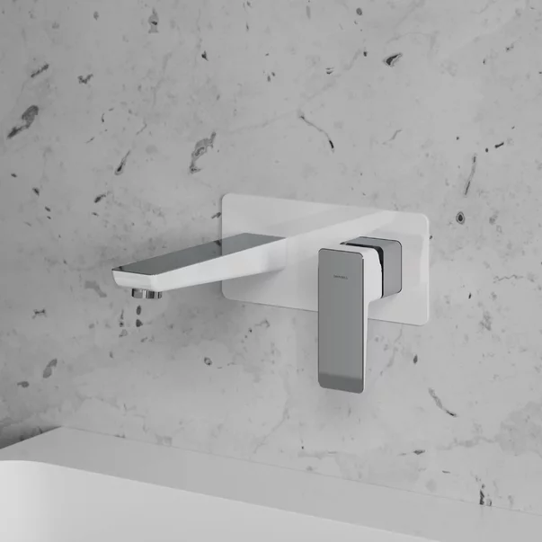 Baterie lavoar incastrata Omnires Parma alb [3]