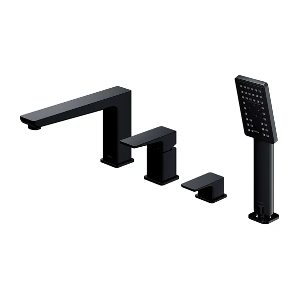 Baterie de cada/dus cu 4 elemente Omnires Parma negru mat [2]