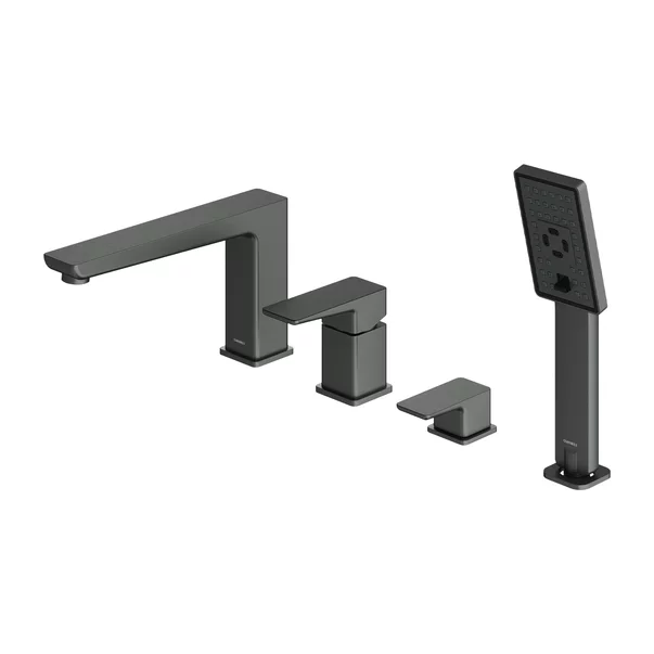 Baterie de cada/dus cu 4 elemente Omnires Parma grafit [1]