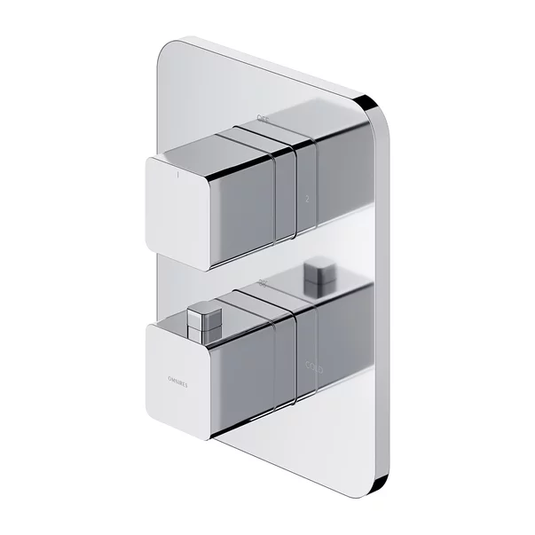 Baterie cada - dus incastrata Omnires Parma termostatata  cu corp ingropat [1]