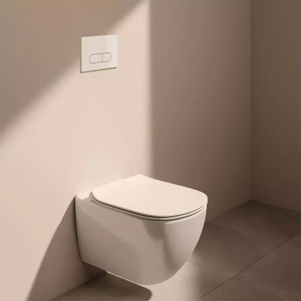 Set rezervor WC cu cadru Ideal Standard ProSys si clapeta Oleas M1 alb [2]