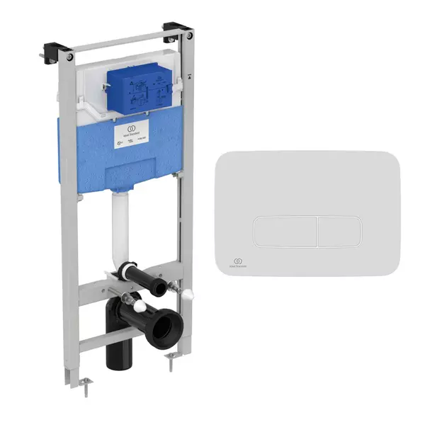 Rezervore incastrate - Set rezervor WC cu cadru Ideal Standard ProSys si clapeta Oleas M3 alb