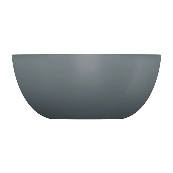 Lavoar pe blat Omnires Shell M+ finisaj gri cenusa mat 35 cm [1]