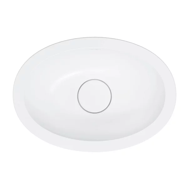 Lavoar sub blat Omnires Shell M+ finisaj alb mat 45 cm [6]