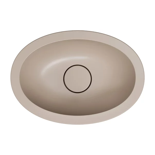 Lavoar sub blat Omnires Shell M+ finisaj dune bej mat 45 cm [6]
