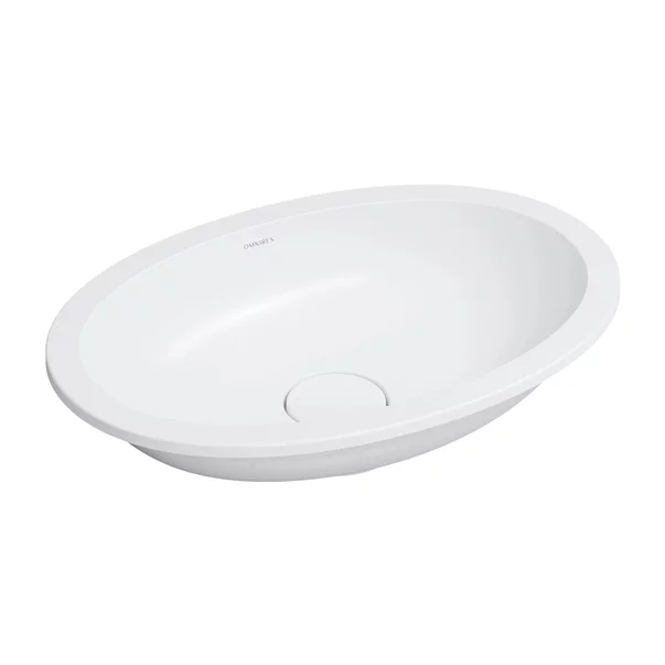 Obiecte Sanitare - Lavoar sub blat Omnires Shell M+ finisaj alb mat 55 cm