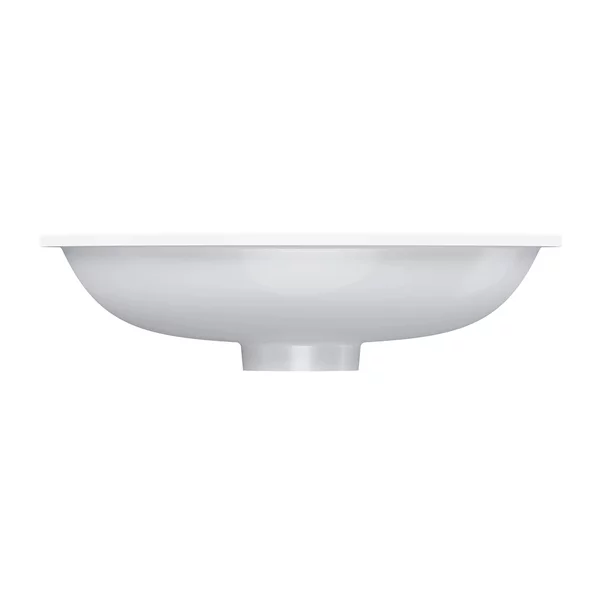 Lavoar sub blat Omnires Shell M+ finisaj alb mat 55 cm [5]