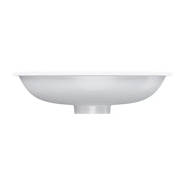 Lavoar sub blat Omnires Shell M+ finisaj alb lucios 55 cm [6]