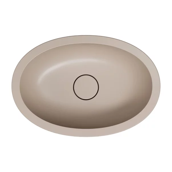 Lavoar sub blat Omnires Shell M+ finisaj dune bej mat 55 cm [6]