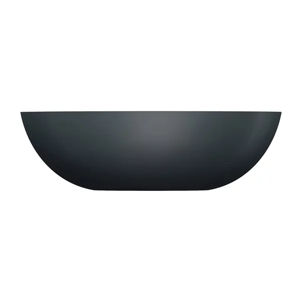 Lavoar pe blat Omnires Shell M+ finisaj negru lava mat 50 cm [1]