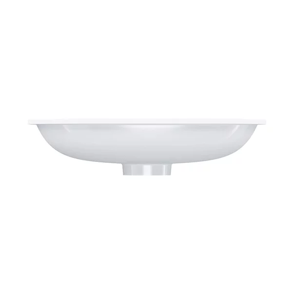Lavoar sub blat Omnires Shell M+ compozit alb lucios 54x34 cm [2]