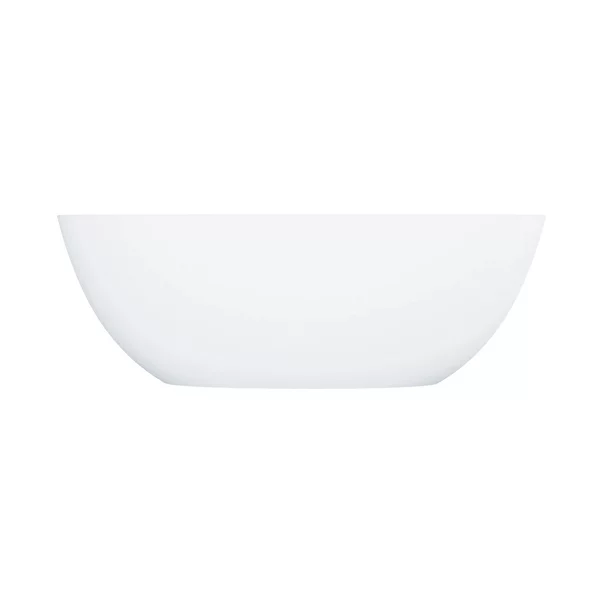 Cada freestanding Omnires Shell M+ compozit alb mat 160x75 cm cu preaplin [2]