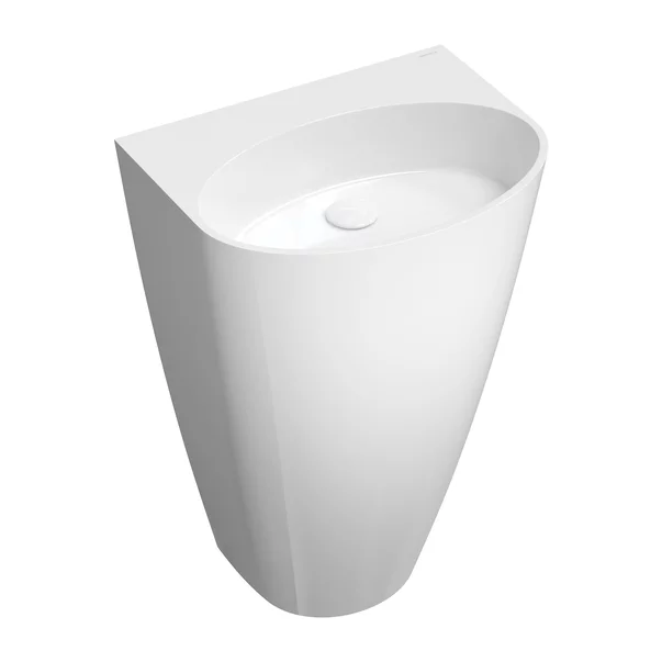 Lavoar freestanding Omnires Siena M+ asimetric alb 55 cm [2]