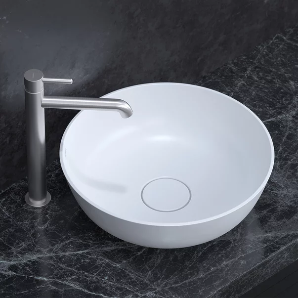 Lavoar pe blat Omnires Silk M+ alb mat [2]