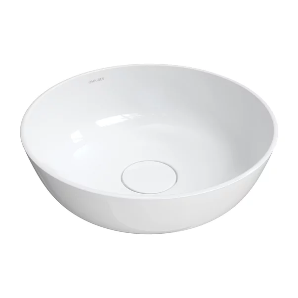 Lavoar pe blat Omnires Silk M+ alb 40 cm [2]