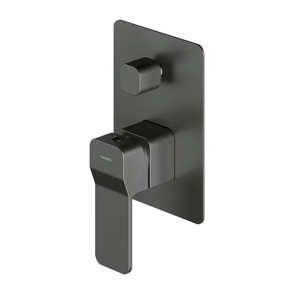 Baterie cada - dus incastrata Omnires Slide grafit cu corp ingropat [1]