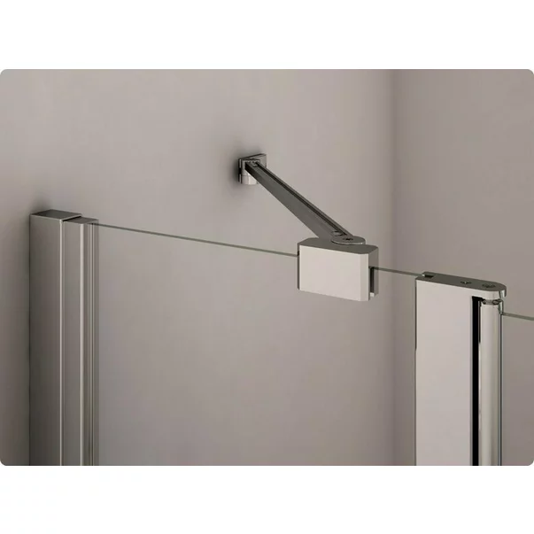 Perete lateral fix SanSwiss Solino SOLT1 120 cm sticla 6 mm crom [4]