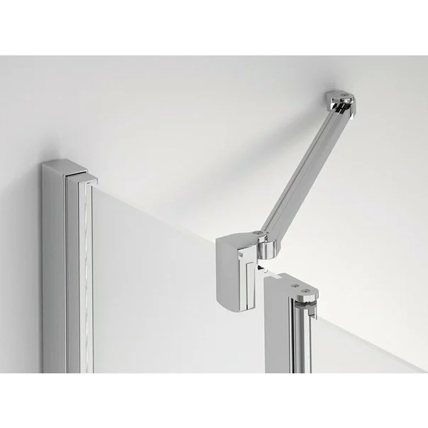 Perete lateral fix SanSwiss Solino SOLT2 80 cm sticla 6 mm crom [5]