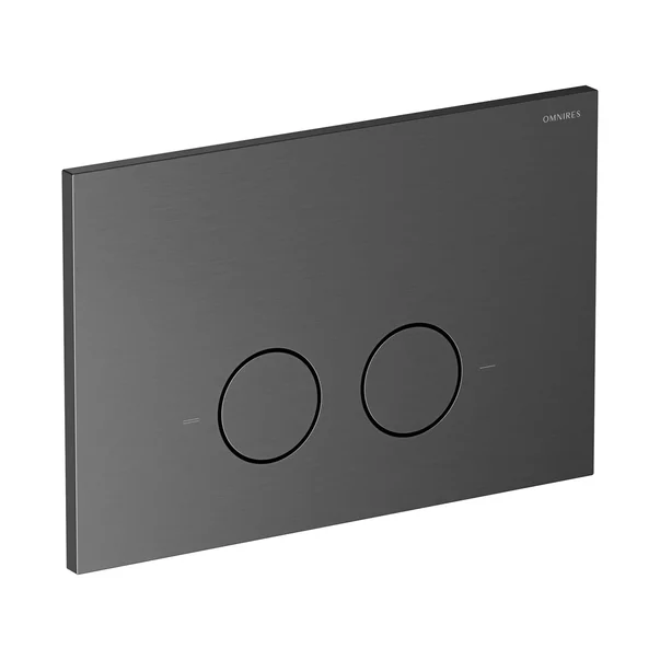 Rezervoare wc - Clapeta de actionare Omnires Steel-R45 finisaj grafit periat