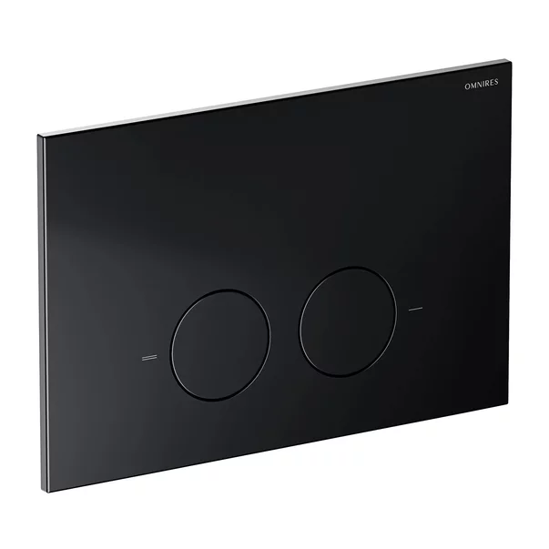 Set rezervor WC cu cadru Omnires StrongFrame si clapeta Minimal negru mat [2]