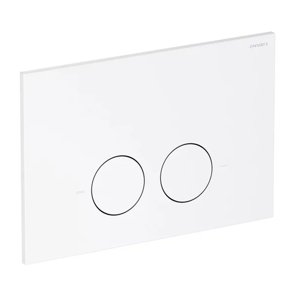 Set rezervor WC cu cadru Omnires StrongFrame cu spalare ECO si clapeta Minimal alb mat [2]