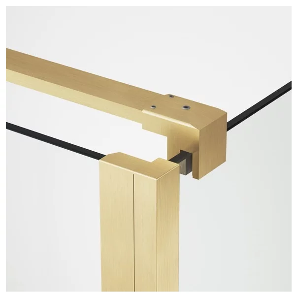 Paravan de dus tip Walk-in auriu periat SanSwiss Easy STR4P 100x200 cm [5]