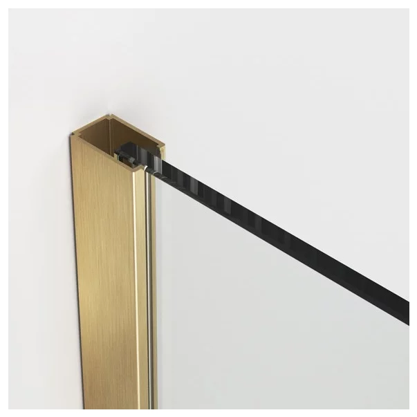 Paravan de dus tip Walk-in auriu periat SanSwiss Easy STR4P 100x200 cm [6]