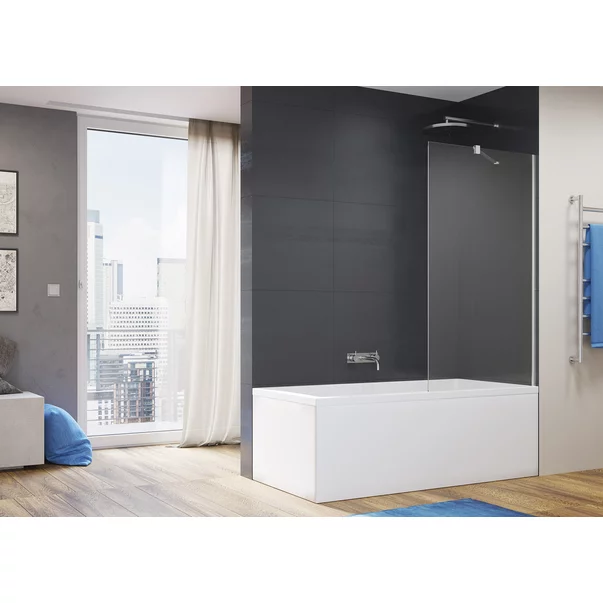 Paravan de cada SanSwiss Easy crom 70x150 cm sticla securizata 6 mm [2]