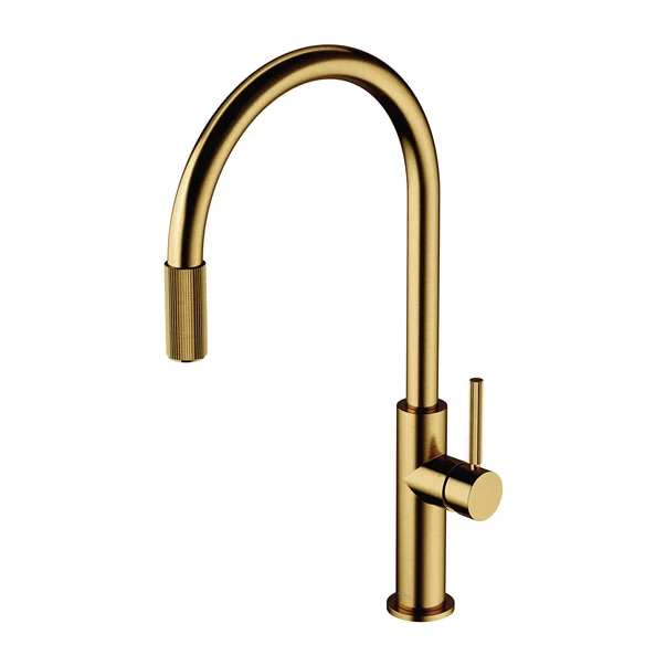 Bucatarie - Baterie bucatarie cu sistem filtrare D1 auriu periat Omnires Switch