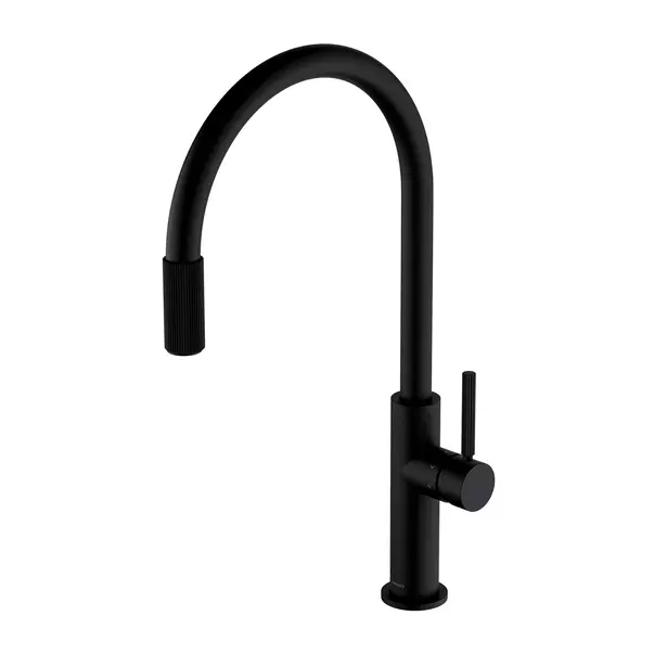 Bucatarie - Baterie bucatarie negru mat Omnires Switch