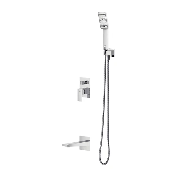 Baterie cada - dus incastrata Omnires Fresh cu corp ingropat  si set de dus [1]