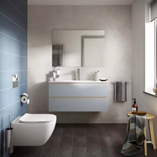 Set vas wc suspendat Ideal Standard Tesi Aquablade cu capac slim softclose [3]