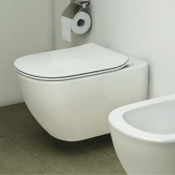 Set vas wc suspendat Ideal Standard Tesi AquaBlade cu capac clapeta si rezervor Geberit Duofix Delta Plus [2]