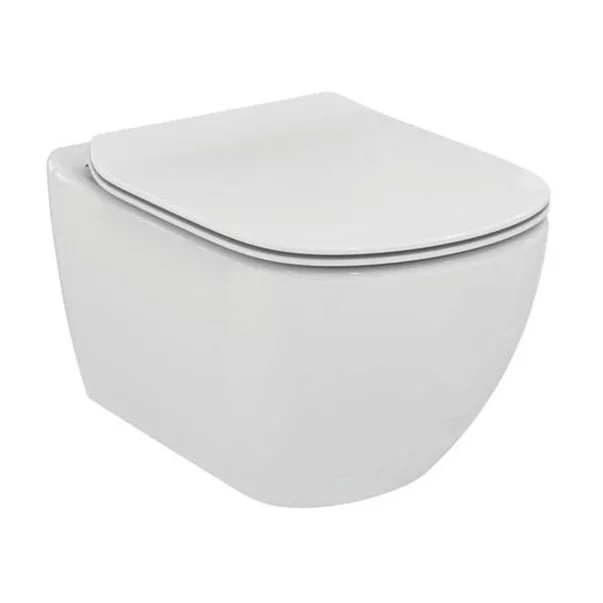 Set vas wc suspendat Ideal Standard Tesi AquaBlade cu capac clapeta si rezervor Geberit Duofix Delta Plus [3]